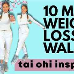 10 Minute Walking Exercise for Weight Loss| Tai Chi Inspired  Walk Fat Burning -  Lucy Wyndham-Read