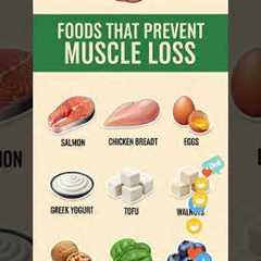 Don’t Lose Muscle – Eat These Foods!! Senior Health Tips #healthyaging #seniorhealth