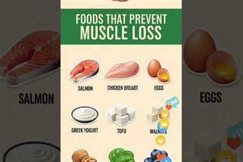 Don’t Lose Muscle – Eat These Foods!! Senior Health Tips #healthyaging #seniorhealth