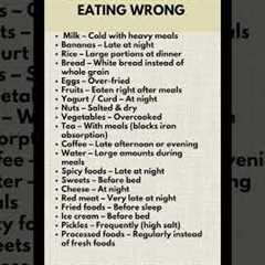 20 Common Eating Habits Seniors May Want to Avoid #healthawareness #foodswap #foodwise #eatingwell